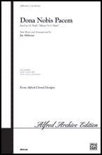 Dona Nobis Pacem Two-Part choral sheet music cover Thumbnail